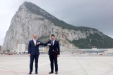 During his visit to Gibraltar earlier this year